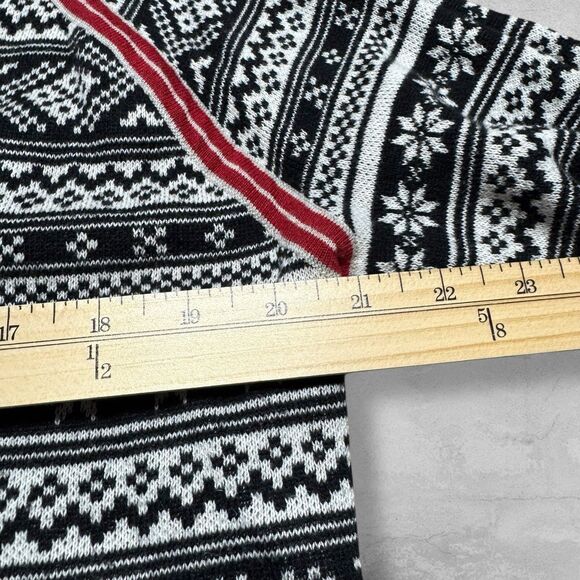 Eddie Bauer Womens Fair Isle Engage Quarter Zip Pullover Sweater XL Nordic Ski - Picture 4 of 9